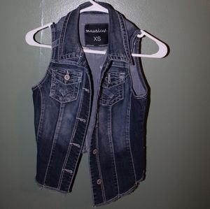 Dark Jean Vest
